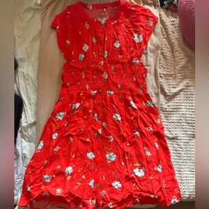 🌼 Free People Greatest Day Smocked Mini Dress